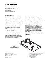 Siemens ASC-2 Installation Instructions Manual preview