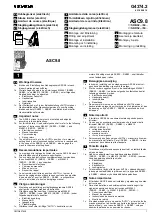 Siemens ASC9.8 Fitting And Adjustment Instructions preview