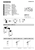 Siemens ASK77.5 Mounting Instructions предпросмотр