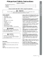 Preview for 3 page of Siemens avantGarde SKU HB30D50U Installation Manual