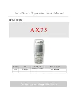 Предварительный просмотр 1 страницы Siemens AX75 Service Manual