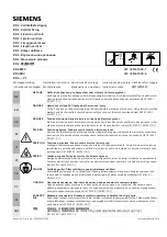 Siemens BD2 VF Series Installation Instructions Manual preview