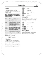 Preview for 21 page of Siemens Be inspired M55 User Manual