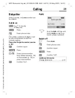 Preview for 29 page of Siemens Be inspired M55 User Manual