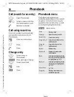 Preview for 36 page of Siemens Be inspired M55 User Manual