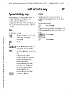 Preview for 111 page of Siemens Be inspired M55 User Manual