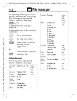 Preview for 112 page of Siemens Be inspired M55 User Manual