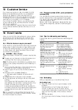 Preview for 17 page of Siemens BE525LMS0H User Manual And Installation Instructions