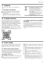 Preview for 13 page of Siemens BE550LMR0I User Manual And Installation Instructions