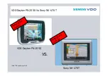 Preview for 13 page of Siemens BENCHMARK PORTABLE NAVIGATION PN 2050 Comparison Manual