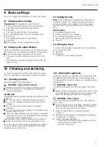 Preview for 11 page of Siemens BF555LMS0B User Manual And Installation Instructions