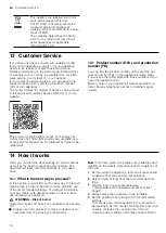 Preview for 14 page of Siemens BF555LMS0B User Manual And Installation Instructions