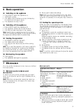 Предварительный просмотр 9 страницы Siemens BF634LG 1B Series User Manual And Installation Instructions