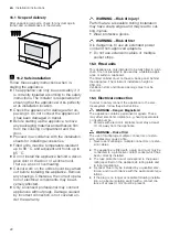 Предварительный просмотр 22 страницы Siemens BF634LG 1B Series User Manual And Installation Instructions