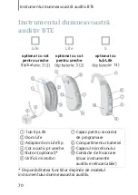 Предварительный просмотр 70 страницы Siemens BTE User Manual