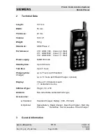 Preview for 3 page of Siemens C11 Service Manual