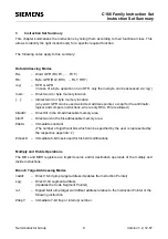 Preview for 9 page of Siemens C16 Series Instruction Set Manual