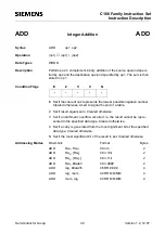 Preview for 32 page of Siemens C16 Series Instruction Set Manual