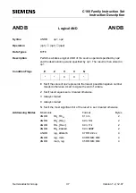 Preview for 37 page of Siemens C16 Series Instruction Set Manual