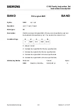 Preview for 40 page of Siemens C16 Series Instruction Set Manual