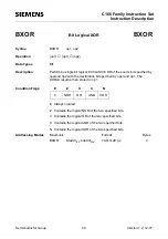 Preview for 49 page of Siemens C16 Series Instruction Set Manual