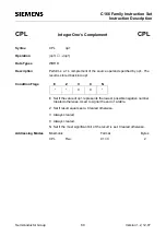 Preview for 60 page of Siemens C16 Series Instruction Set Manual