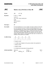 Preview for 75 page of Siemens C16 Series Instruction Set Manual