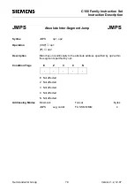 Preview for 79 page of Siemens C16 Series Instruction Set Manual