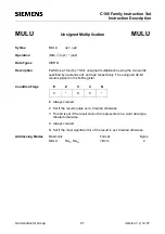 Preview for 87 page of Siemens C16 Series Instruction Set Manual