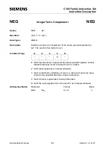 Preview for 88 page of Siemens C16 Series Instruction Set Manual