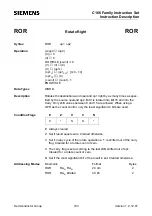 Preview for 103 page of Siemens C16 Series Instruction Set Manual