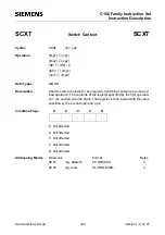 Preview for 104 page of Siemens C16 Series Instruction Set Manual