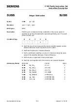 Preview for 110 page of Siemens C16 Series Instruction Set Manual