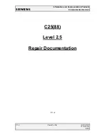 Предварительный просмотр 33 страницы Siemens C25 Service Manual