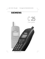 Предварительный просмотр 2 страницы Siemens C25 User Manual