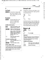 Preview for 29 page of Siemens C65 User Manual