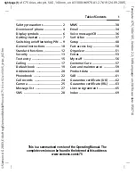 Preview for 2 page of Siemens C75 Operating Manual