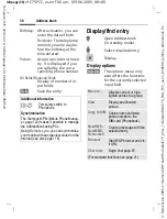 Preview for 38 page of Siemens C75 User Manual