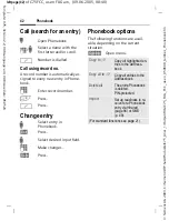 Preview for 42 page of Siemens C75 User Manual