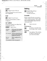 Preview for 65 page of Siemens C75 User Manual