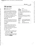 Preview for 75 page of Siemens C75 User Manual