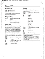 Preview for 86 page of Siemens C75 User Manual