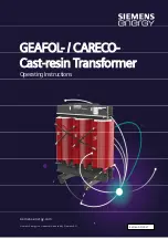 Siemens CARECO Operating Instructions Manual preview