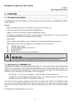 Предварительный просмотр 5 страницы Siemens CB15 Operating Instructions Manual