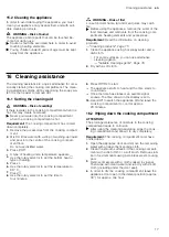 Preview for 17 page of Siemens CB675GB.3 User Manual And Installation Instructions