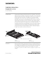 Preview for 1 page of Siemens CC-5 Installation Instructions Manual