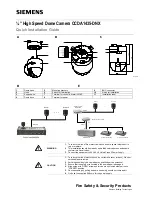 Preview for 1 page of Siemens CCDA1435-DNX Quick Installation Manual