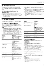 Preview for 15 page of Siemens CD634GA.0B User Manual And Installation Instructions