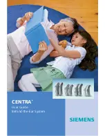 Предварительный просмотр 1 страницы Siemens CENTRA Behind-the-Ear System User Manual