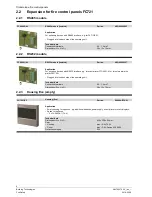 Preview for 8 page of Siemens Cerberus PRO FS720 Components/Spare Parts/Repair Parts